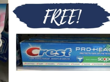 FREE Crest Toothpaste & Oral-B Toothbrush at Walgreens