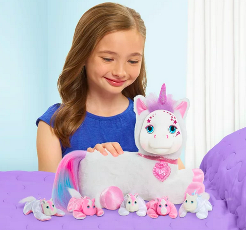 Unicorn Surprise Aria Stuffed Animal and Babies only $9.95 (Reg. $25!)