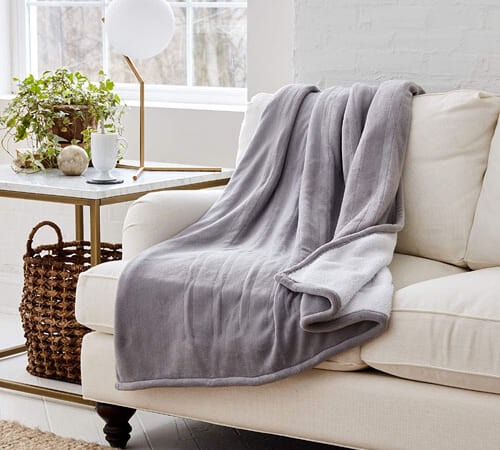 50”x60” Eddie Bauer Smart Heated Electric Reversible Sherpa Throw Blanket (Gray) $34.81 Shipped Free (Reg. $62.57) – with Wi-fi, Compatible with Alexa, Google, iOS, Android