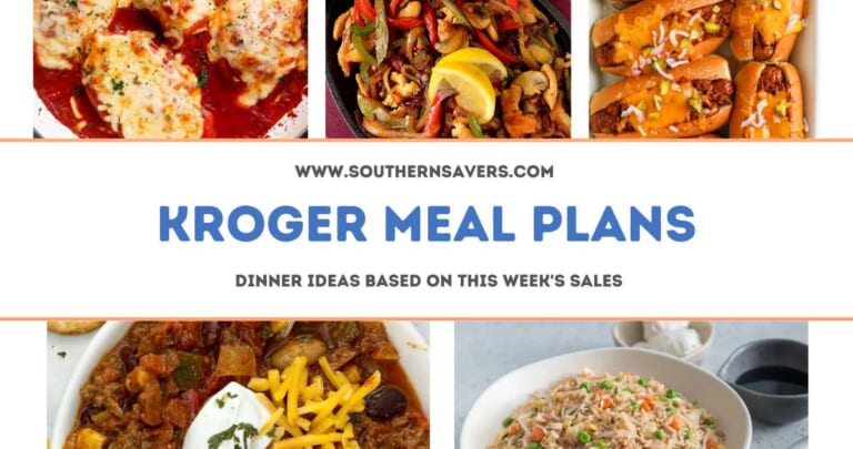 kroger meal plans 2/22