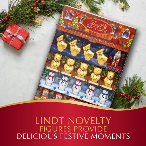 20-Count Lindt Teddy & Friends Holiday Milk Chocolate $4.34 (Reg. $15) – 22¢ Each – LOWEST PRICE