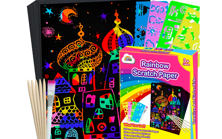 Up to 69% off ZMLM Scratch Art Paper!