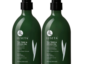 Luseta Tea Tree & Argan Oil Shampoo & Conditioner Set