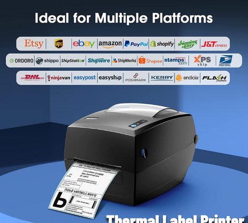 Print quick and easy, high-quality shipping labels with Thermal Label Printer $84.99 After Code + Coupon (Reg. $99.99) – Compatible with Win, Mac & Linux!