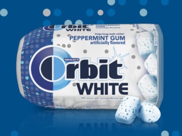 135-Count Orbit White Sugar Free Chewing Gum $8.94 (Reg. $14) – $0.99/ Pack or $0.07/Gum