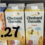 Get Chobani Oat Milk for Just $1.27 (reg. $5.55) at Publix