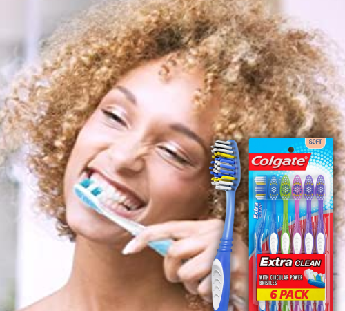 FOUR Sets of 6-Count Colgate Extra Clean Full Head Soft Toothbrushes as low as $3.27 After Coupon (Reg. $5.49) + Free Shipping – 55¢/Toothbrush + Buy 4, Save 5%