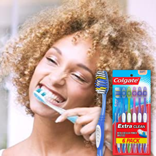 FOUR Sets of 6-Count Colgate Extra Clean Full Head Soft Toothbrushes as low as $3.27 After Coupon (Reg. $5.49) + Free Shipping – 55¢/Toothbrush + Buy 4, Save 5%