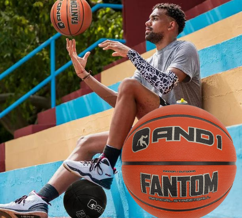 AND1 Fantom Size 7 Rubber Basketball $4.88 (Reg. $16.62)