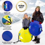 Saucer Sled with Foam Grips & Pull Cord Straps $9.99 (Reg. $24.29) – FAB Ratings! LOWEST PRICE