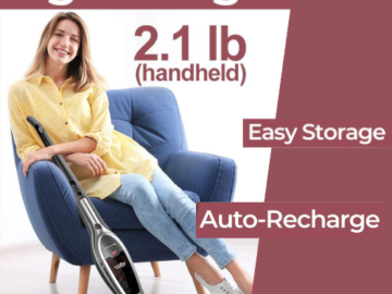 Today Only! 2 in 1 Handheld Cordless Vacuum Cleaner $87.99 Shipped Free (Reg. $149.99) – FAB Ratings!