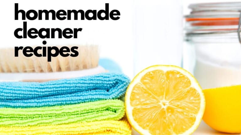 DIY Homemade Cleaners: Recipes & Ingredients