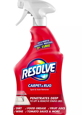 Resolve Stain Remover Carpet Cleaner only $0.49 at Target!