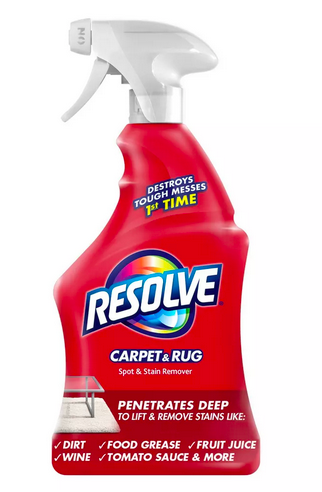 Resolve Stain Remover Carpet Cleaner only $0.49 at Target!