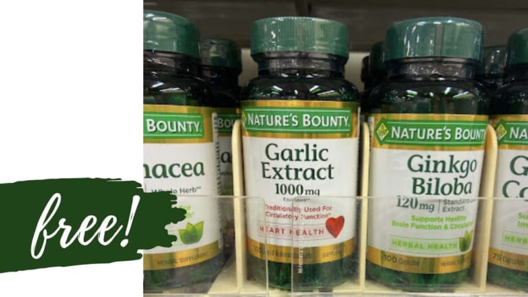 FREE Nature’s Bounty Vitamins at Publix