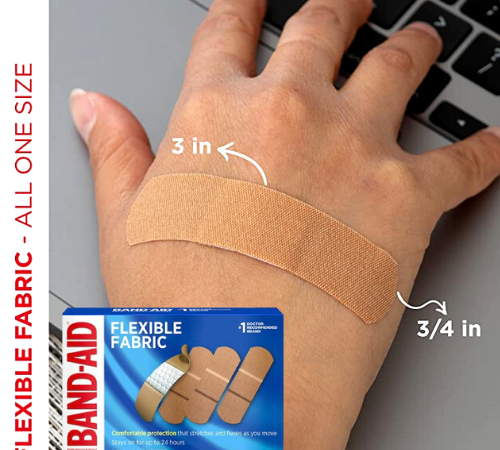 FOUR 100-Count Band-Aid Brand Sterile Flexible Fabric Adhesive Bandages as low as $4.57 EACH Box After Coupon (Reg. $7.62) + Free Shipping – 5¢/Bandage + Buy 4, Save 5%