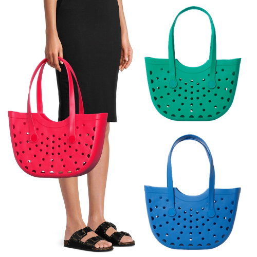 Time and Tru Women’s Molded Tote Bag $14.50 (Reg. $25) – Various Colors