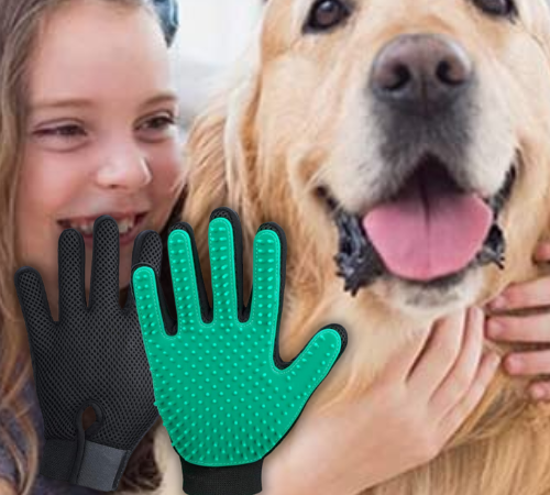 1-Pair Pet Hair Remover Gloves $6.92 After Code (Reg. $20)