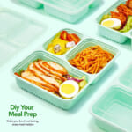 50-Pack Meal Prep Container 3 Compartment BPA-Free $22 After Code (Reg. $55) – $0.44/30-oz Container + Free Shipping – FAB Ratings!