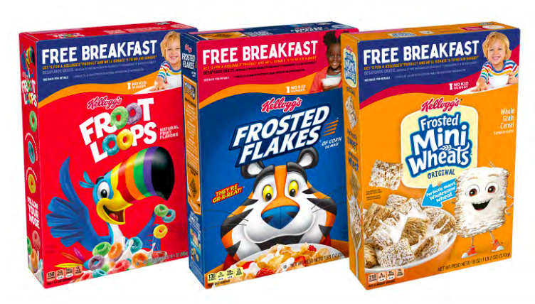 Buy Participating Kellogg’s Product, Get a $5 coupon for a Free Kellogg’s Breakfast Item!