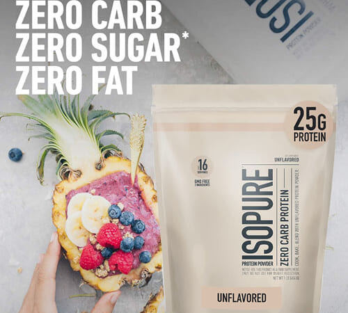 Isopure Unflavored Whey Isolate Protein Powder, with Vitamin C & Zinc, 1 Pound as low as $17.87 After Coupon (Reg. $34) + Free Shipping