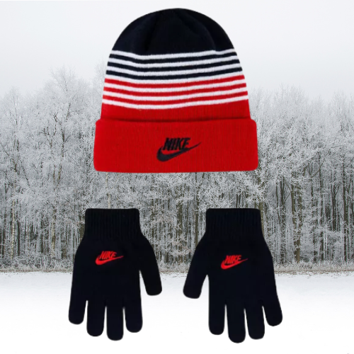 2-Piece Nike Boys’ Beanie & Gloves Set $8.40 (Reg. $24) – 3 Colors