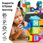 Baby Einstein Connectables 15-Piece Magnetic Activity Baby Building Blocks Toys $19.98 (Reg. $25)