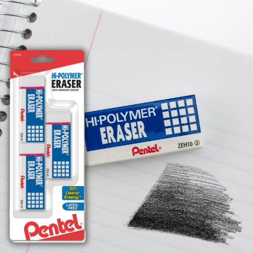 3-Pack Pentel Hi-Polymer Large Block Eraser as low as $1.56 Shipped Free (Reg. $8.94) – 52¢/Eraser