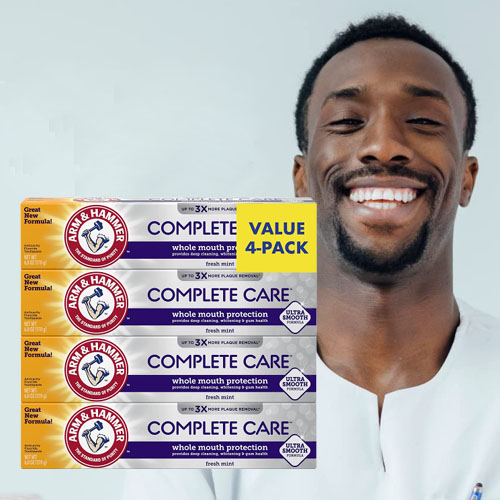 4-Pack Arm & Hammer Complete Care Toothpaste, Fresh Mint Flavor as low as $9.24 After Coupon (Reg. $14.12) – $2.31/6.0oz Tube + Free Shipping