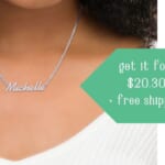 Zales | Personalized Name Necklace $20.30 + Free Shipping!