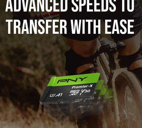 PNY 256GB Premier-X Class 10 U3 V30 microSDXC Flash Memory Card $19.99 (Reg. $33) – FAB Ratings!