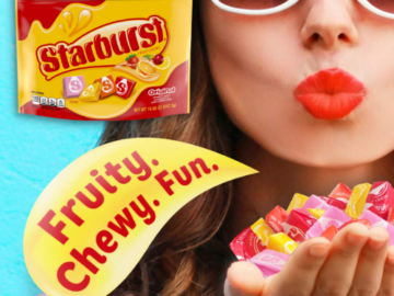 FOUR Pouches of Starburst Original Fruit Chews Candy, 15.6 Oz as low as $2.91 EACH Bag After Coupon (Reg. $4.59) + Free Shipping + Buy 4, Sav e5%