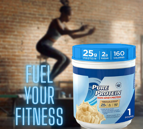 Pure Protein Powder, Vanilla Cream, 1 LB as low as $9.34 Shipped Free (Reg. $17.53) – 5.1K+ FAB Ratings!