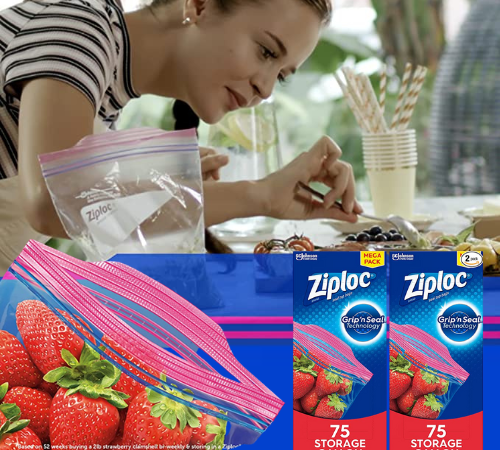 150-Count Ziploc Gallon Storage Bags as low as $12.30 After Coupon (Reg. $22.60) + Free Shipping – 82¢/Bag