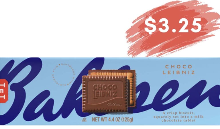 $3.25 Bahlsen Bahlsen Choco Leibniz Butter Biscuits (reg. $5.29)