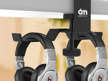 Under Desk Dual Headphone Hanger $11.39 After Code (Reg. $19) – FAB Ratings!