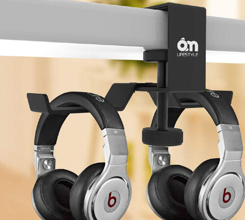 Under Desk Dual Headphone Hanger $11.39 After Code (Reg. $19) – FAB Ratings!