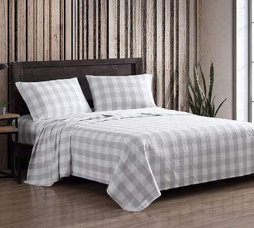 3-Piece Eddie Bauer 100% Cotton Flannel Bedding Set (Twin, Lakehouse Plaid) $18.94 (Reg. $40) – 3K+ FAB Ratings!