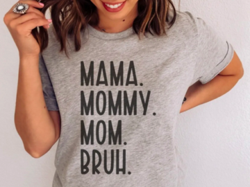 Mom Mama Mommy Graphic Tees only $9.99 + shipping!