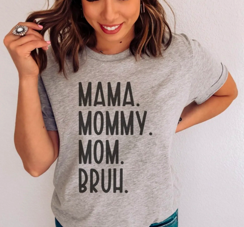 Mom Mama Mommy Graphic Tees only $9.99 + shipping!