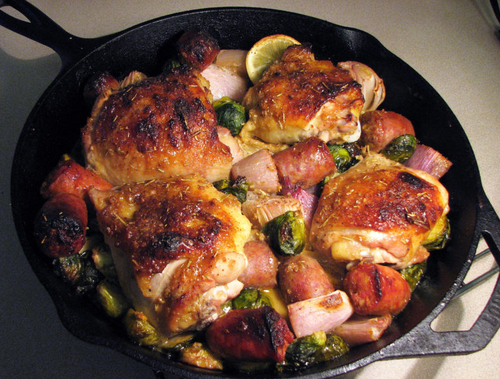 chicken brussels sausage