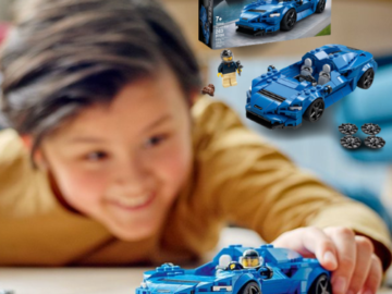 LEGO 263-Pieces Speed Champions McLaren Elva Buildable Toy Car $16 (Reg. $28.93)