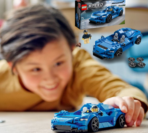 LEGO 263-Pieces Speed Champions McLaren Elva Buildable Toy Car $16 (Reg. $28.93)