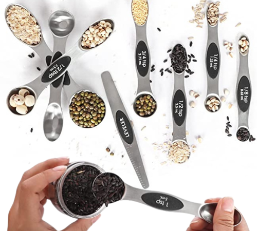 7-Piece Magnetic Dry and Liquid Stacking Measuring Spoons Set $7.99 (Reg. $10) – 1.7K+ FAB Ratings!