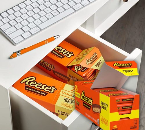 25-Piece REESE’S Milk Chocolate Peanut Butter Cups $5.88 (Reg. $15) – 24¢/Cup