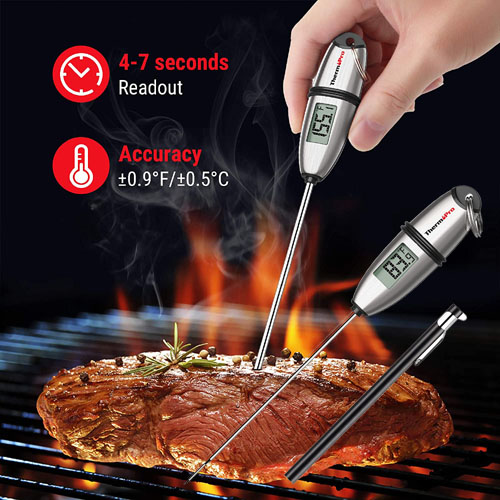 TWO ThermoPro Instant Read Meat Thermometer with Probe $8.35 EACH (Reg. $13) – FAB Ratings + Buy 2, save 5%