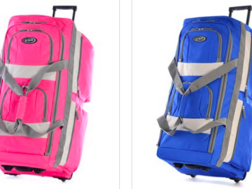 Olympia Rolling Duffel Bags only $32.99 and under!