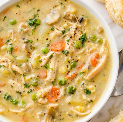 chicken pot pie soup