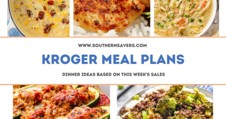 kroger meal plans 3/1