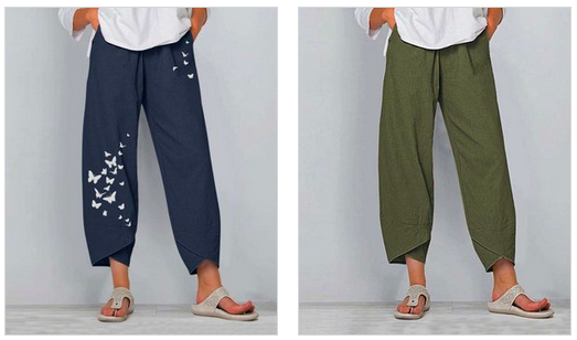 Tulip-Hem Harem Pants only $12.29!